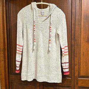 Nic+Zoe Hoodie sweater tunic, size extra small
